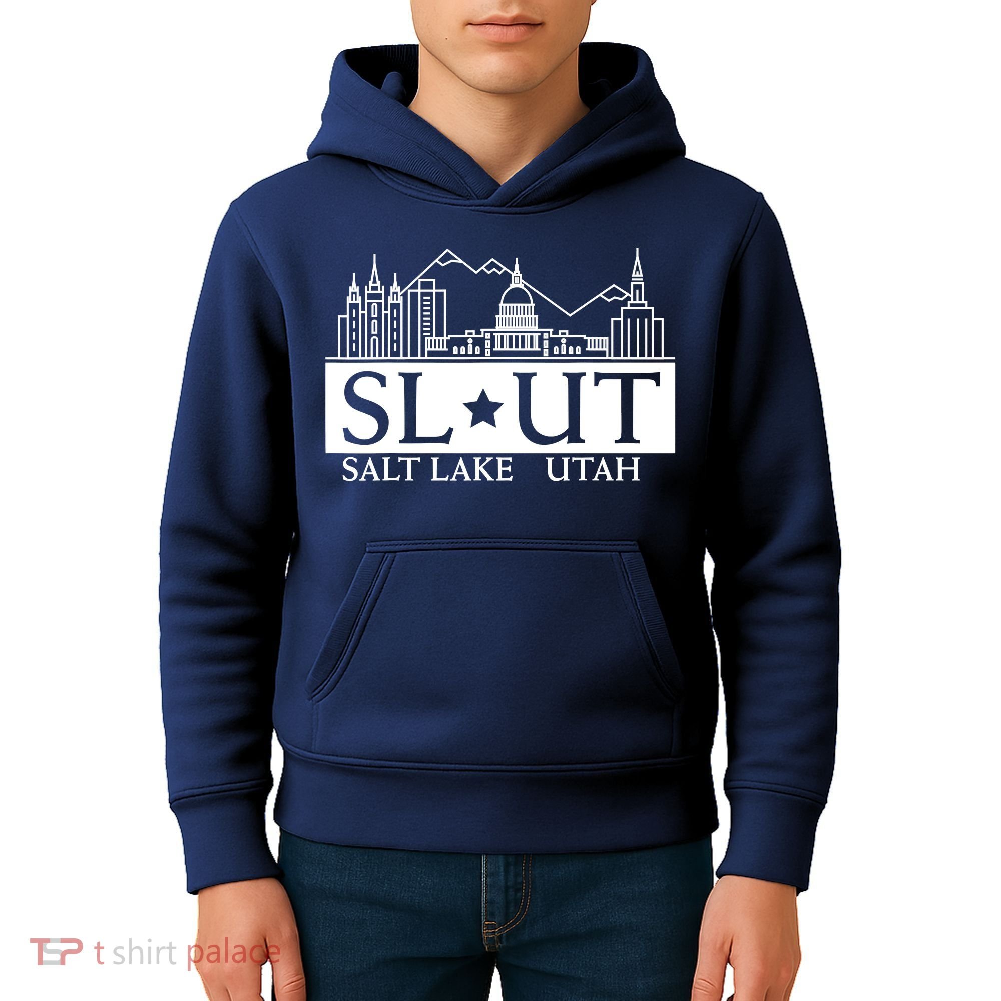 Salt Lake City Utah UT Hometown Home State Pride Kids Hoodie