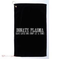 Save Lives Donate Plasma Golf Towel thumb 0