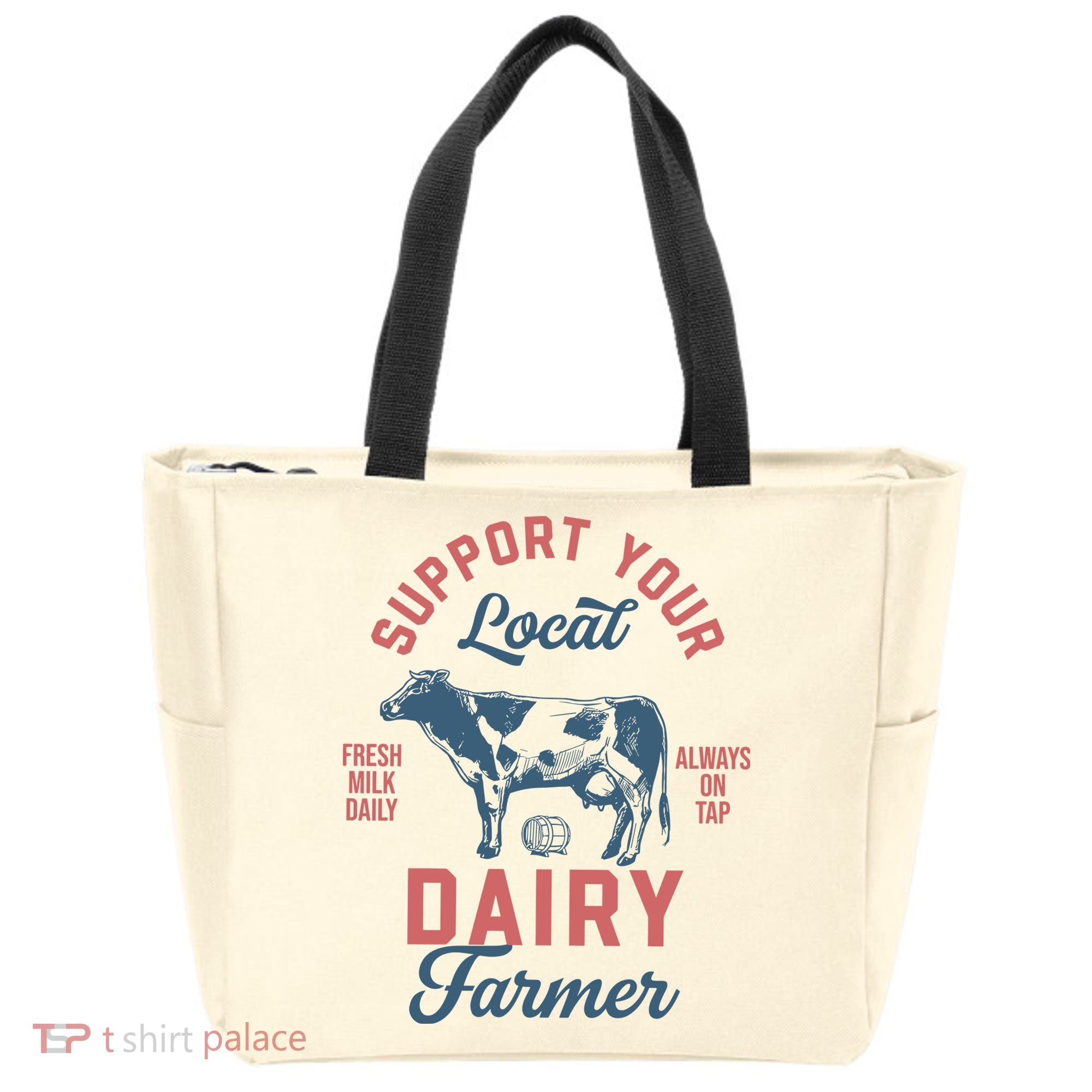 Support Local Dairy Farmer Tote Bag