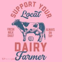Support Local Dairy Farmer Coaster thumb 2