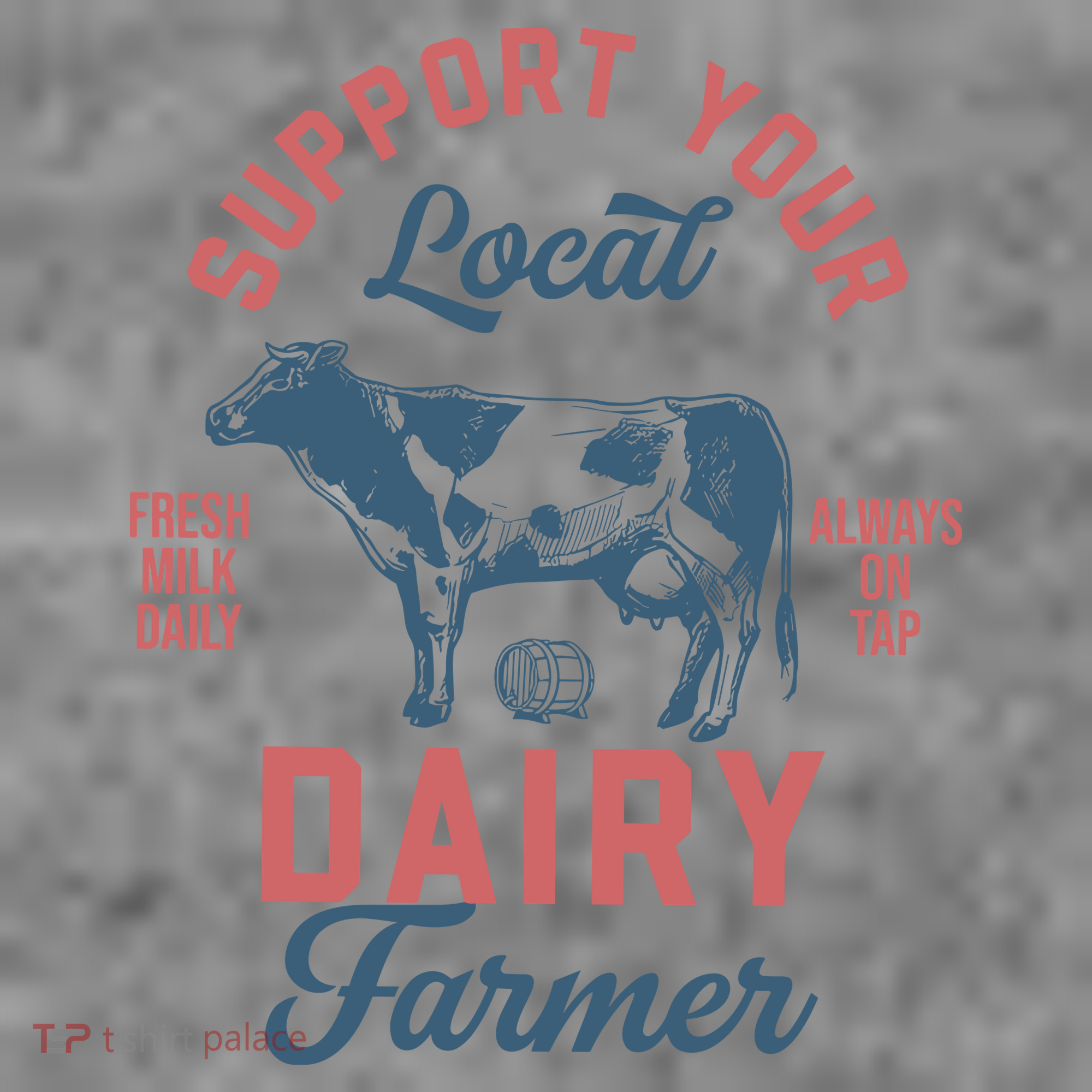 Support Local Dairy Farmer Toddler Hoodie