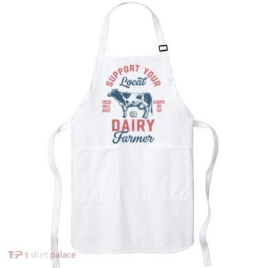 Support Local Dairy Farmer Apron
