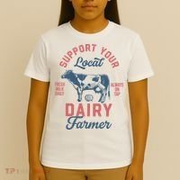 Support Local Dairy Farmer T-Shirt thumb 4
