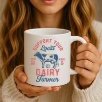 Support Local Dairy Farmer Coffee Mug thumb 3