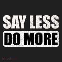 Say Less Do More Work Hard Stay Humble Positive Uplifting Gift Golf Towel thumb 3