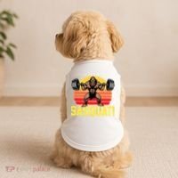 Sasquat! Leg Day Weightlifting Bigfoot Squat Funny Gym Doggie Tank thumb 2