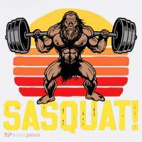 Sasquat! Leg Day Weightlifting Bigfoot Squat Funny Gym Women's Hoodie thumb 2