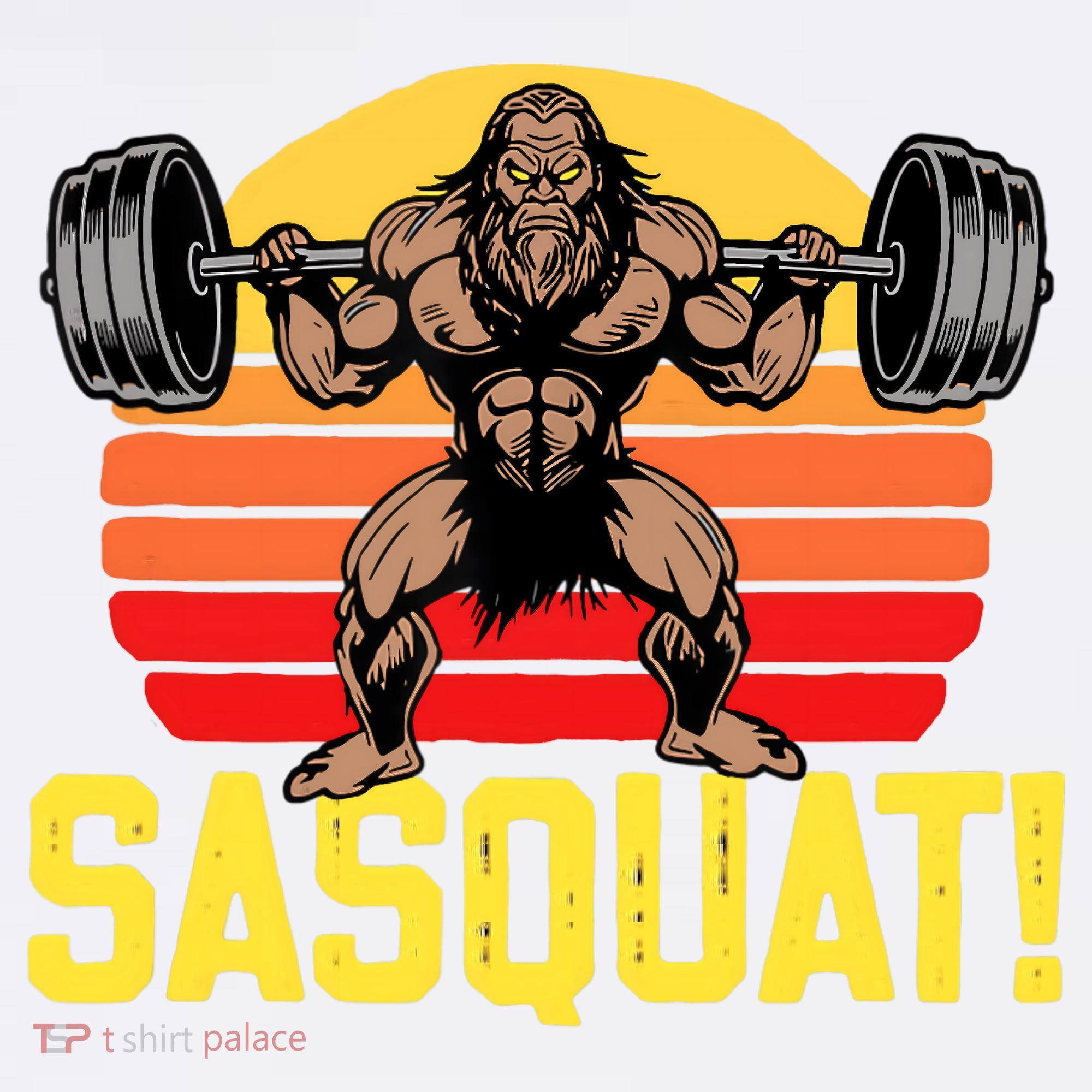 Sasquat! Leg Day Weightlifting Bigfoot Squat Funny Gym Women's Tank Top