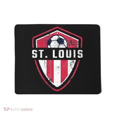 St Louis Er Retro Vintage Badge Mousepad