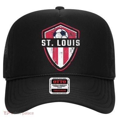 St Louis Er Retro Vintage Badge Hat