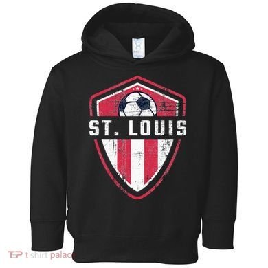 St Louis Er Retro Vintage Badge Toddler Hoodie