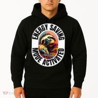 Sloth Lover Energy Saving Mode Activated Sloth Hoodie thumb 2