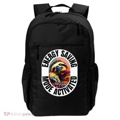 Sloth Lover Energy Saving Mode Activated Sloth Backpack