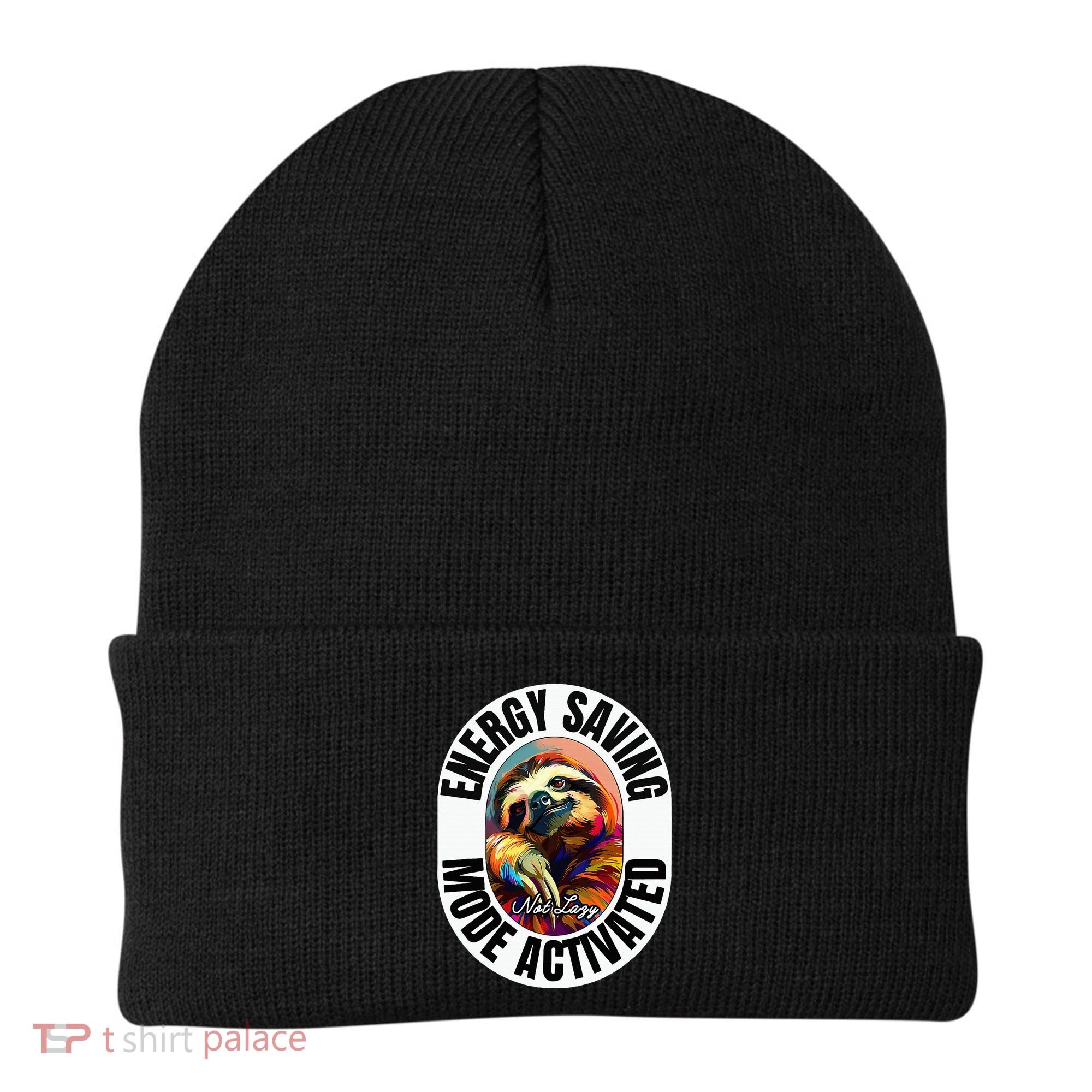 Sloth Lover Energy Saving Mode Activated Sloth Beanie