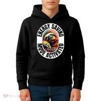 Sloth Lover Energy Saving Mode Activated Sloth Kids Hoodie thumb 4