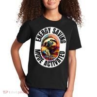 Sloth Lover Energy Saving Mode Activated Sloth Kids T-Shirt thumb 2