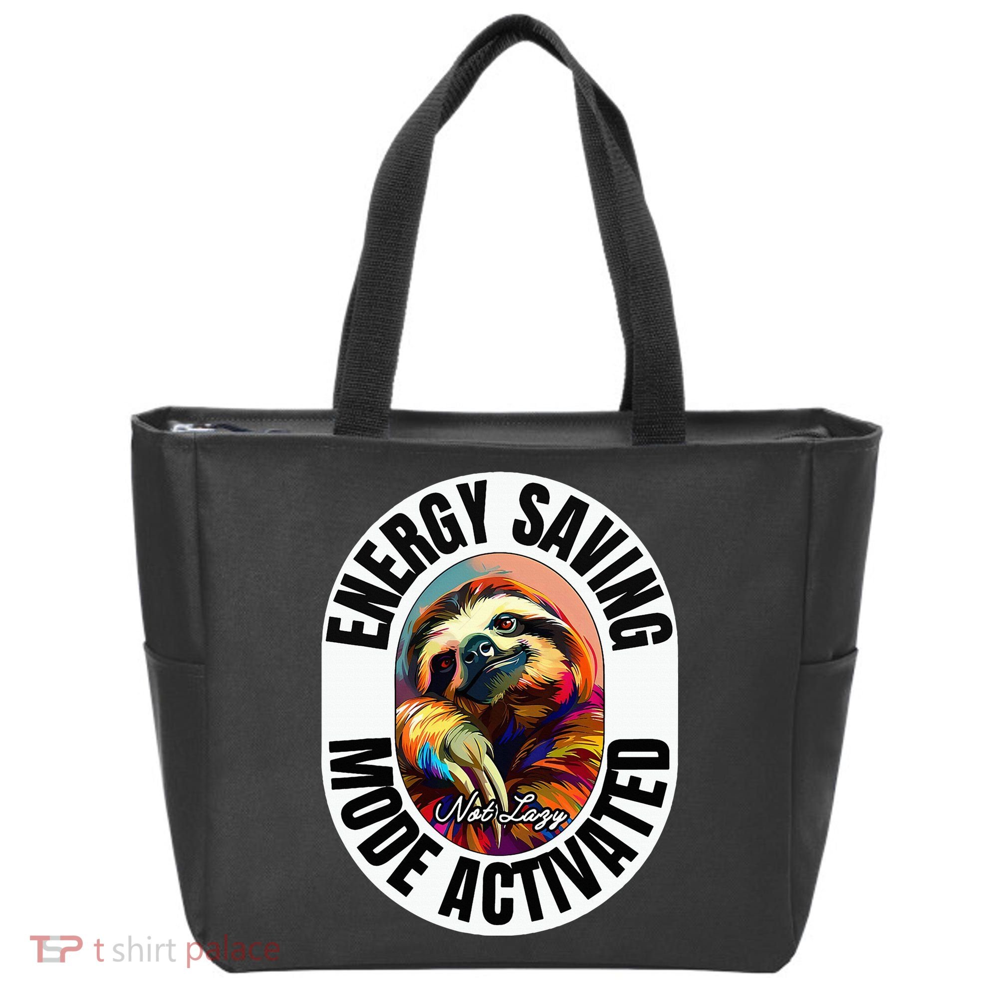 Sloth Lover Energy Saving Mode Activated Sloth Tote Bag
