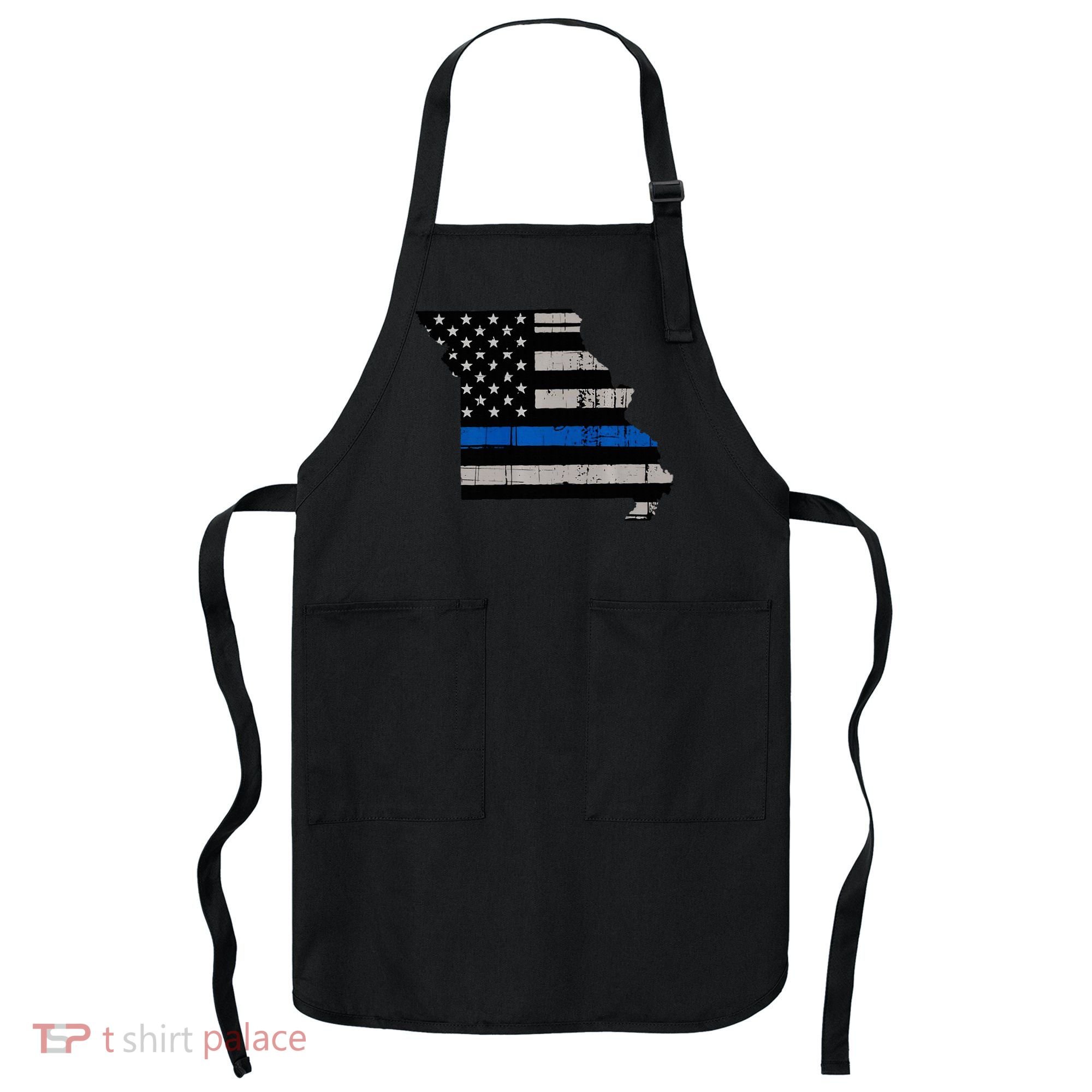 Support Law Enforcement Police Missouri Officer Blue Apron
