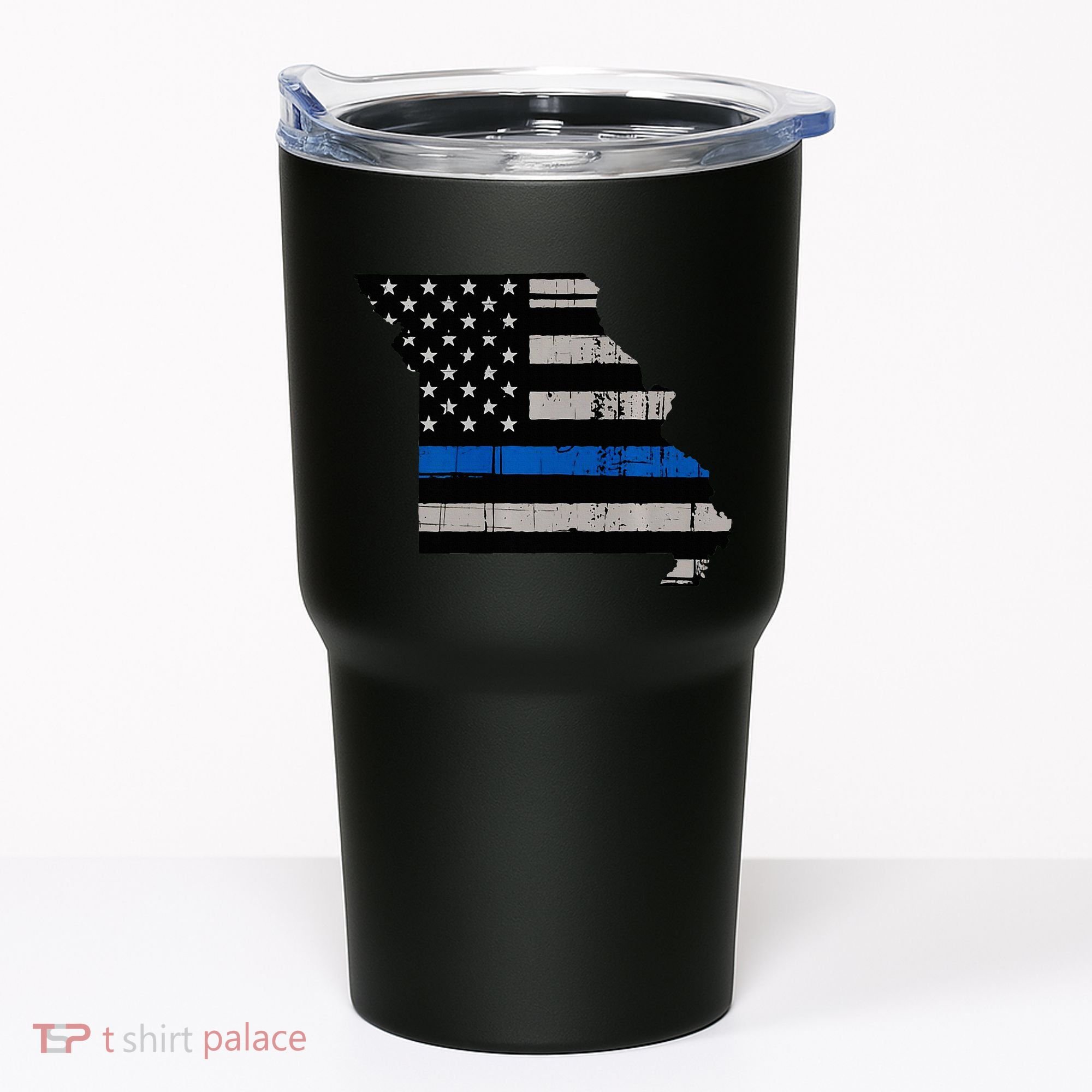 Support Law Enforcement Police Missouri Officer Blue Tumbler