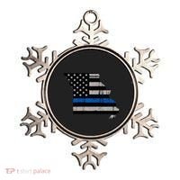 Support Law Enforcement Police Missouri Officer Blue Ornament thumb 0