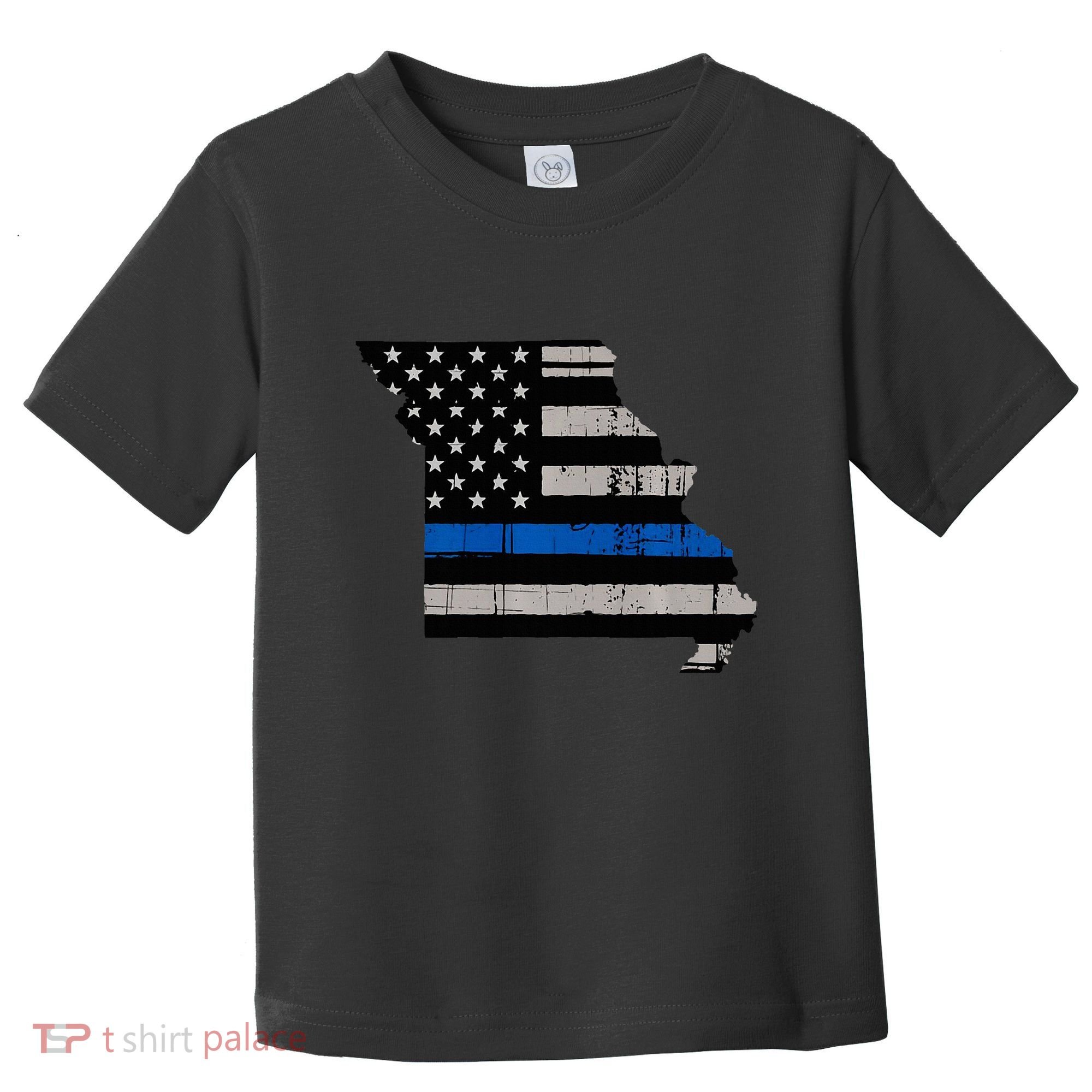 Support Law Enforcement Police Missouri Officer Blue Toddler T-Shirt