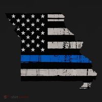 Support Law Enforcement Police Missouri Officer Blue Visor thumb 3