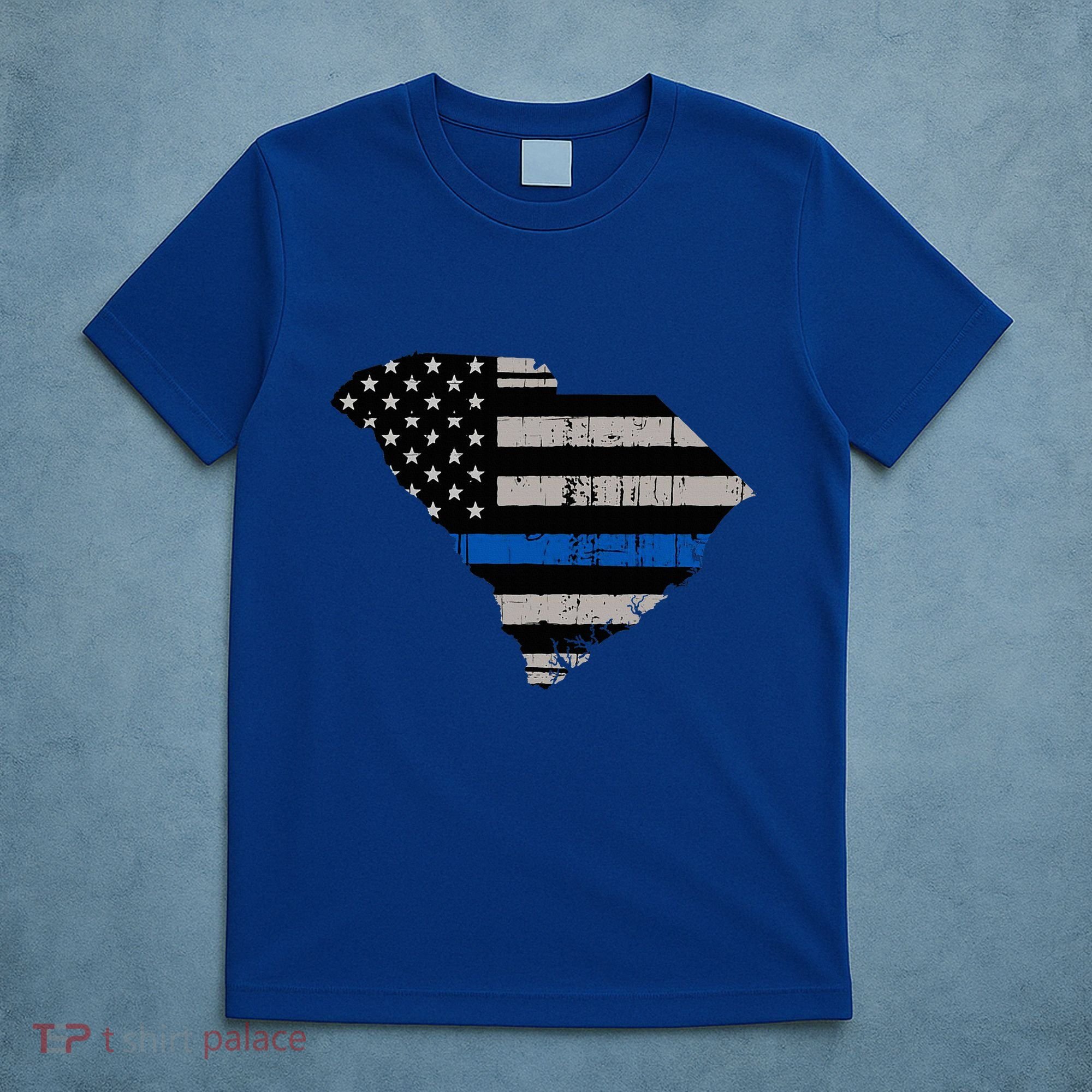 Support Law Enforcement South Carolina Police Officer T-Shirt