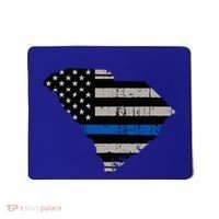 Support Law Enforcement South Carolina Police Officer Mousepad thumb 0