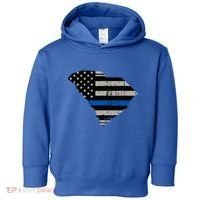 Support Law Enforcement South Carolina Police Officer Toddler Hoodie thumb 0