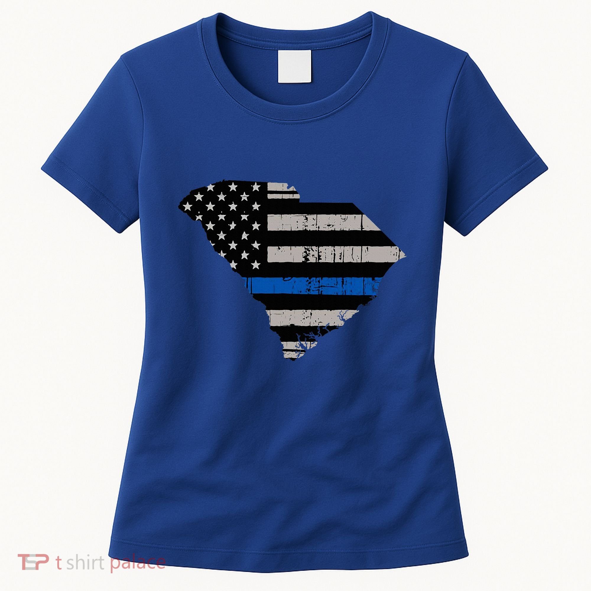 Support Law Enforcement South Carolina Police Officer Women's T-Shirt