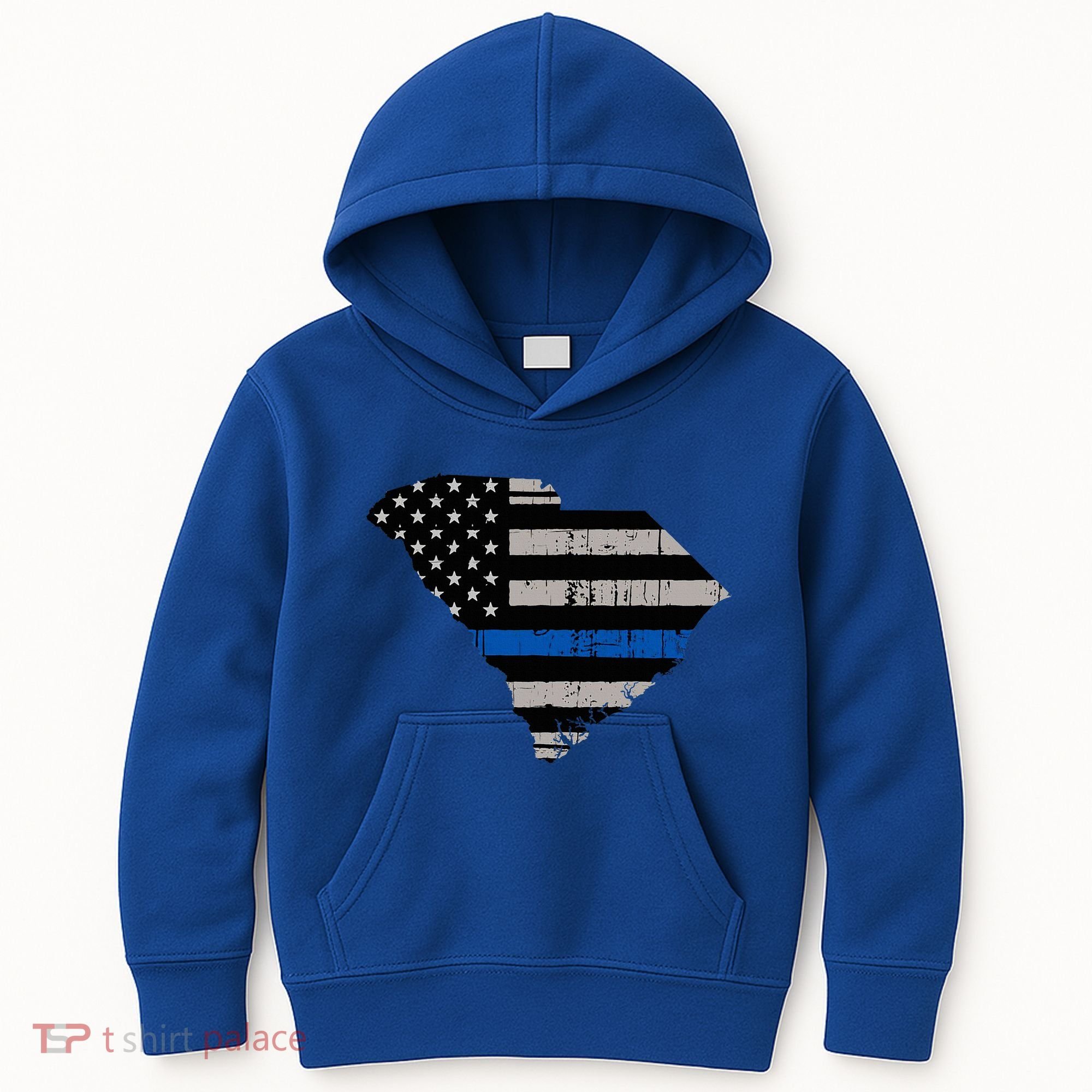 Support Law Enforcement South Carolina Police Officer Kids Hoodie