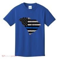 Support Law Enforcement South Carolina Police Officer Kids T-Shirt thumb 0