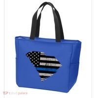 Support Law Enforcement South Carolina Police Officer Tote Bag thumb 3