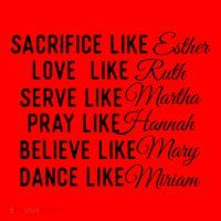 Sacrifice Like Esther Love Like Ruth Christian Faith Jesus Santa Hat thumb 1