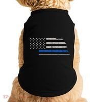 Support Law Enforcement Nebraska Police Officer Blue Doggie Tank thumb 0