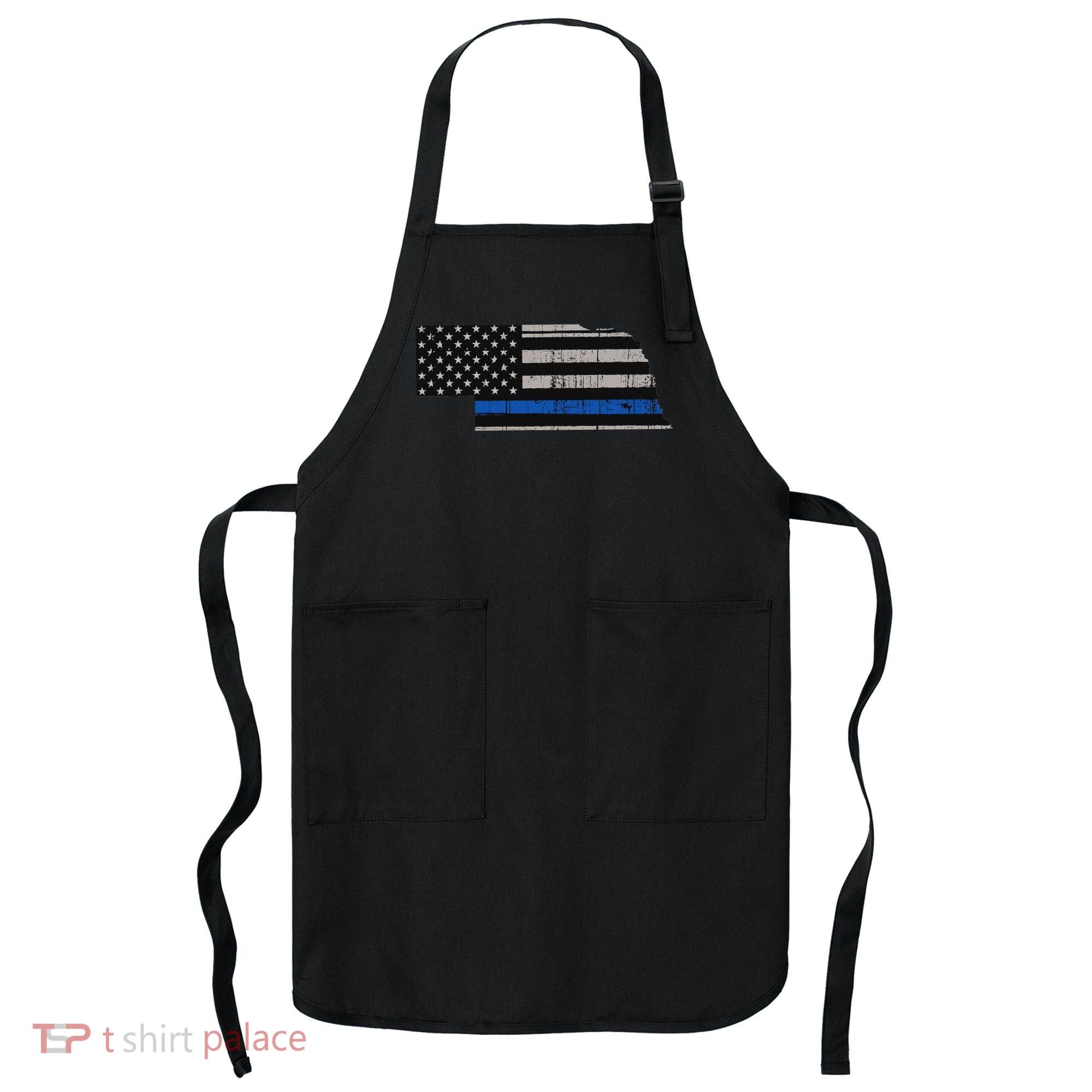 Support Law Enforcement Nebraska Police Officer Blue Apron