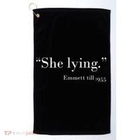 She Lying Emmett Till 1955 Golf Towel thumb 0