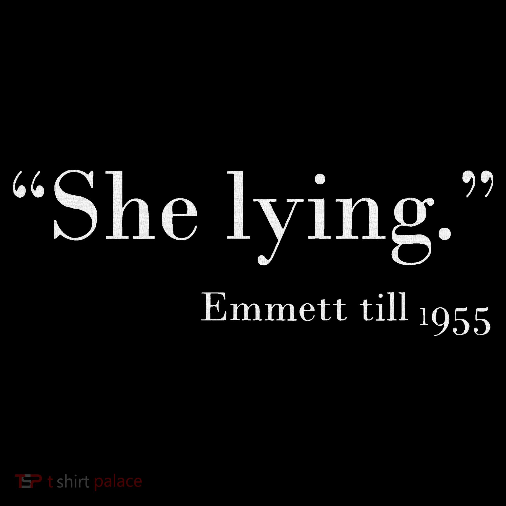 She Lying Emmett Till 1955 Kids Long Sleeve Shirt