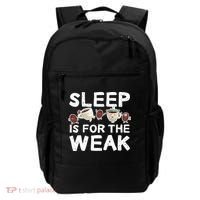 Sleep Is For The Weak Backpack thumb 0
