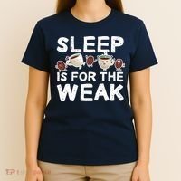 Sleep Is For The Weak T-Shirt thumb 4