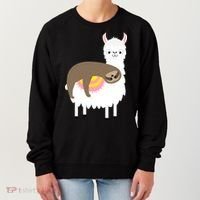 Sleeping Sloth On A Llama  Women's Sweatshirt thumb 0