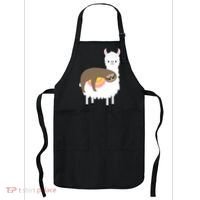Sleeping Sloth On A Llama  Apron thumb 0