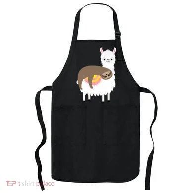 Sleeping Sloth On A Llama  Apron