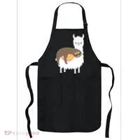 Sleeping Sloth On A Llama  Apron thumb 0