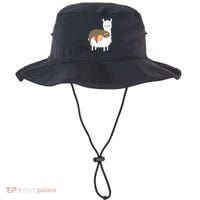 Sleeping Sloth On A Llama  Bucket Hat thumb 0