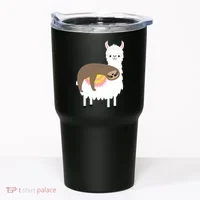 Sleeping Sloth On A Llama  Tumbler thumb 0