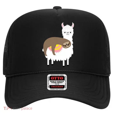 Sleeping Sloth On A Llama  Hat