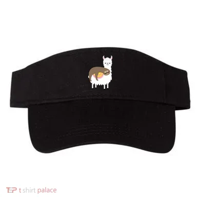 Sleeping Sloth On A Llama  Visor