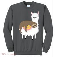 Sleeping Sloth On A Llama  Sweatshirt thumb 0