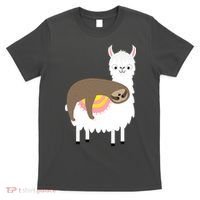 Sleeping Sloth On A Llama  T-Shirt thumb 0